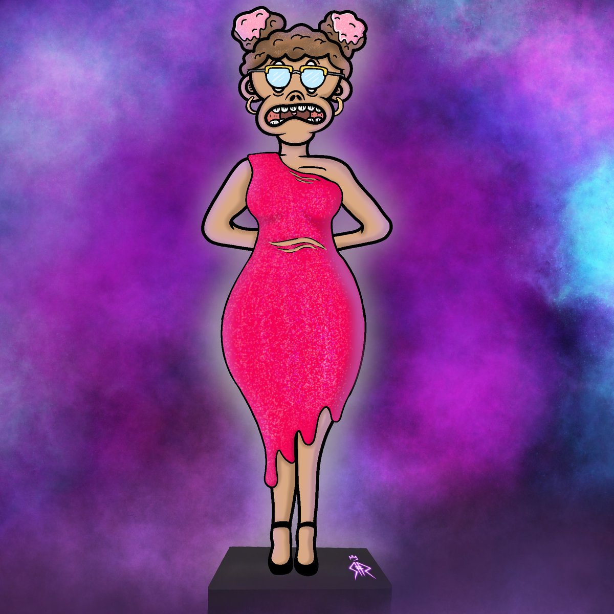 Night amongst the stars! ✨💜 <a href="/anxiousDaveNft/">Anxious Dave</a>