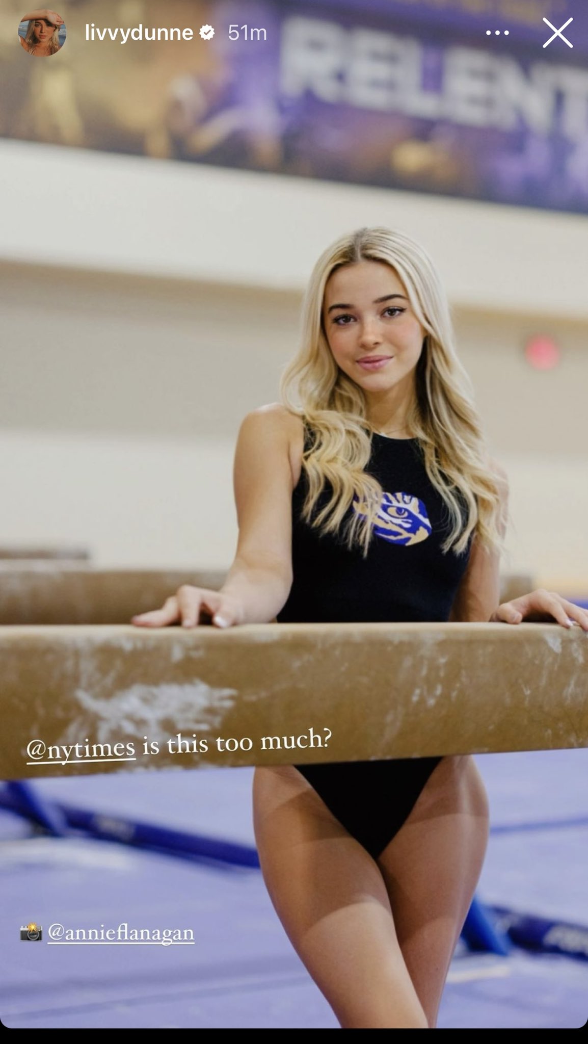 LSU gymnastics Olivia Dunne CaoilfhinFox