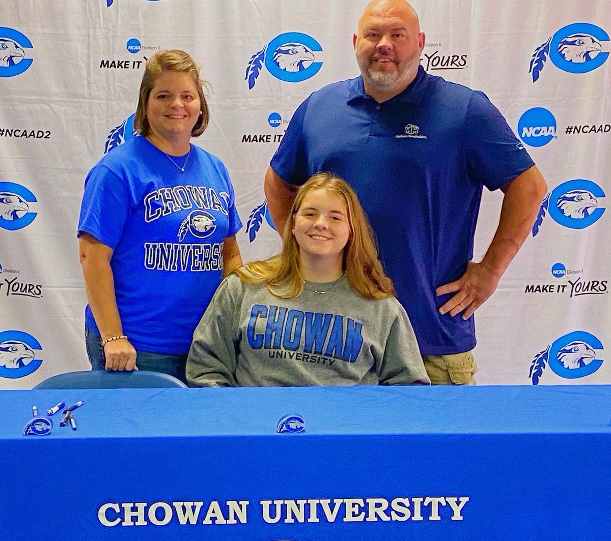 Elizabeth Ingle (@eingle05) on Twitter photo ITS OFFICIAL!!🖊️ Can’t wait to see what the next 4 years hold for me at <a href="/ChowanSoftball/">Chowan University Softball</a>💙🥎!! #GOHAWKS
<a href="/JuniorBailey/">Junior Bailey</a> ITS OFFICIAL!!🖊️ Can’t wait to see what the next 4 years hold for me at <a href="/ChowanSoftball/">Chowan University Softball</a>💙🥎!! #GOHAWKS
<a href="/JuniorBailey/">Junior Bailey</a>