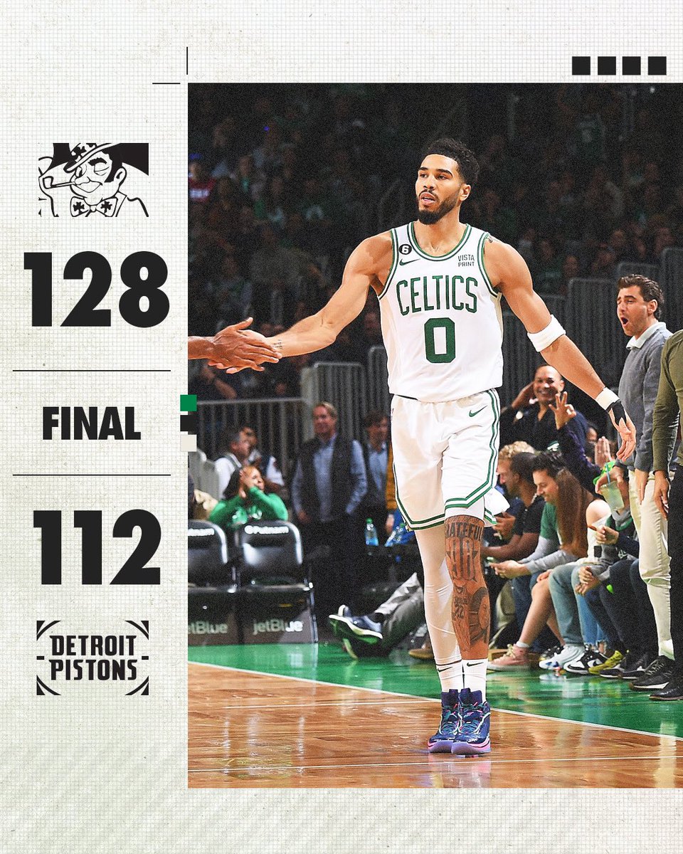 Four W’s in a row ☘️ #CelticsWin