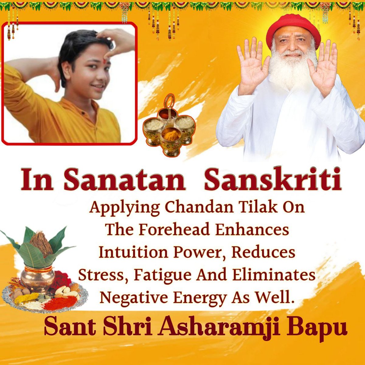 dhiman_mulkh's tweet photo. Healthy Lifestyle बताते हैं
Sant Shri Asharamji Bapu - आहार शुद्ध रखें वैसे ही विचार भी शुद्ध रखें, किसी को टोके और कोसें नहीं उसका स्वभाव सुधारने हेतु मन ही मन उसका हाथ भगवान को दे कर कहो भगवान इसे सद्बुद्धि दीजिये ।
Harmony with Nature बनाने रखने के।
#SanatanLifestyle https://t.co/MMQLoYR9K6