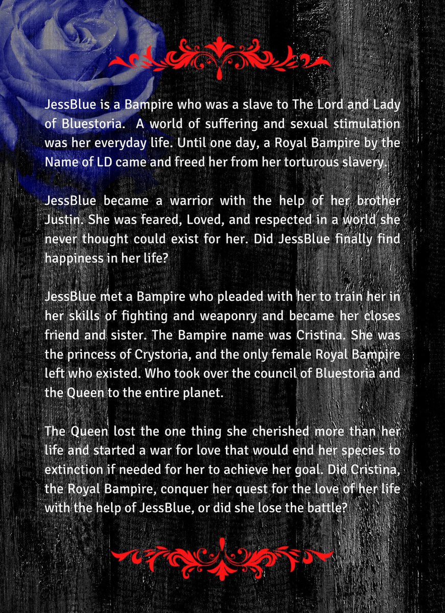 JessBlue275's tweet photo. All 3 books of A Bluestoria Series is now completed and available on Amazon.
https://t.co/AafzyM5jg0
 #Bampire #JessBlue #paranormalFantasy #WritingCommunity #writersoftwitter #BookReview #booklovers #kindle #amazonbooks #KindleUnlimited #kindlebook #readingCommunity https://t.co/ENTaj2qkly