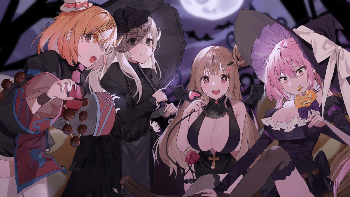 🎃 𝓗𝓪𝓵𝓵𝓸𝔀𝓮𝓮𝓷 🎃

💖 강시 윤이샘
💙 장례식귀신 엘리양
🤎 서큐버스 야코코
💗 마녀 안케

𝕬𝖗𝖙 𝖇𝖞 𝕸𝕬𝕽𝕮𝕺 (@ _𝖒𝖈_𝖈𝖒)

#YAYE 
#윤이샘 #엘리양 #야코코 #안케