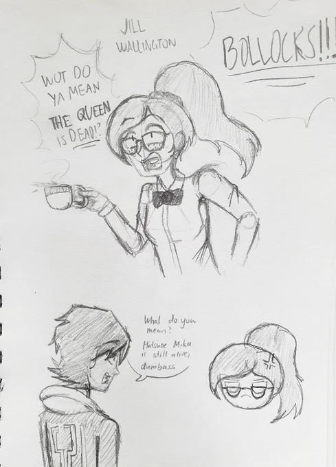 A conversation between my TTRPG OC and my webcomic OC Nat I made a few weeks back
#oc #sketch 