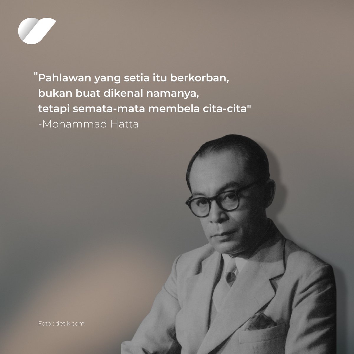 PrivyID's tweet photo. Pahlawan adalah mereka yang berjuang bukan semata-mata untuk dipuji, melainkan berjuang untuk mencapai cita-cita demi kebaikan bersama.
Selamat memperingati Hari Pahlawan 10 November 2022.
#PrivylegeForEveryone
#PrivylegeIsHere #PrivyIsHere
#DigitalSignature #DigitalIdentity https://t.co/dVi26FD7Tn