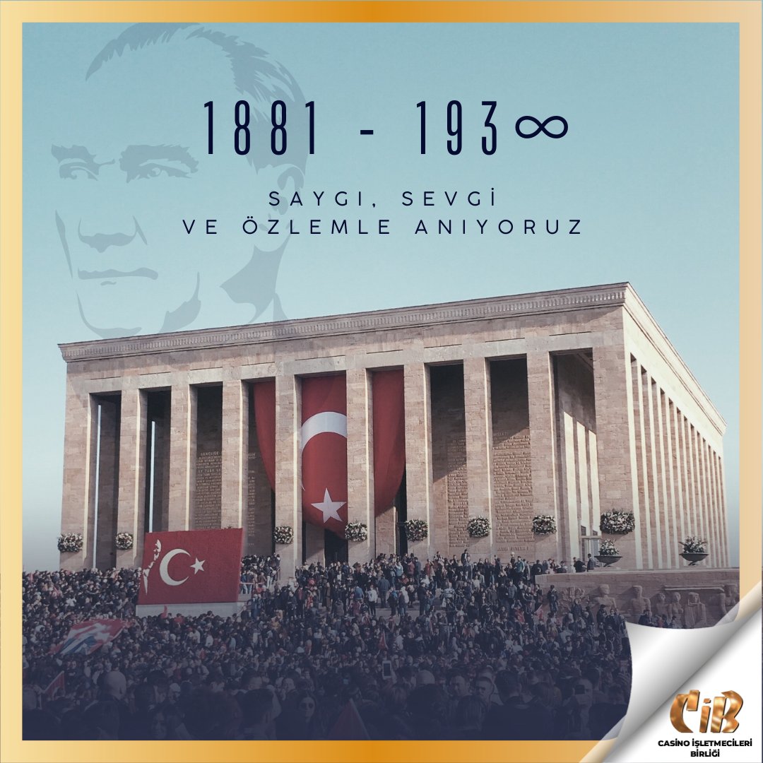 cyprus_casinos's tweet photo. Saygı, sevgi ve özlemle anıyoruz.

#CİB #casinoişletmecileribirliği #10KASIM https://t.co/SmcYBFSFTY