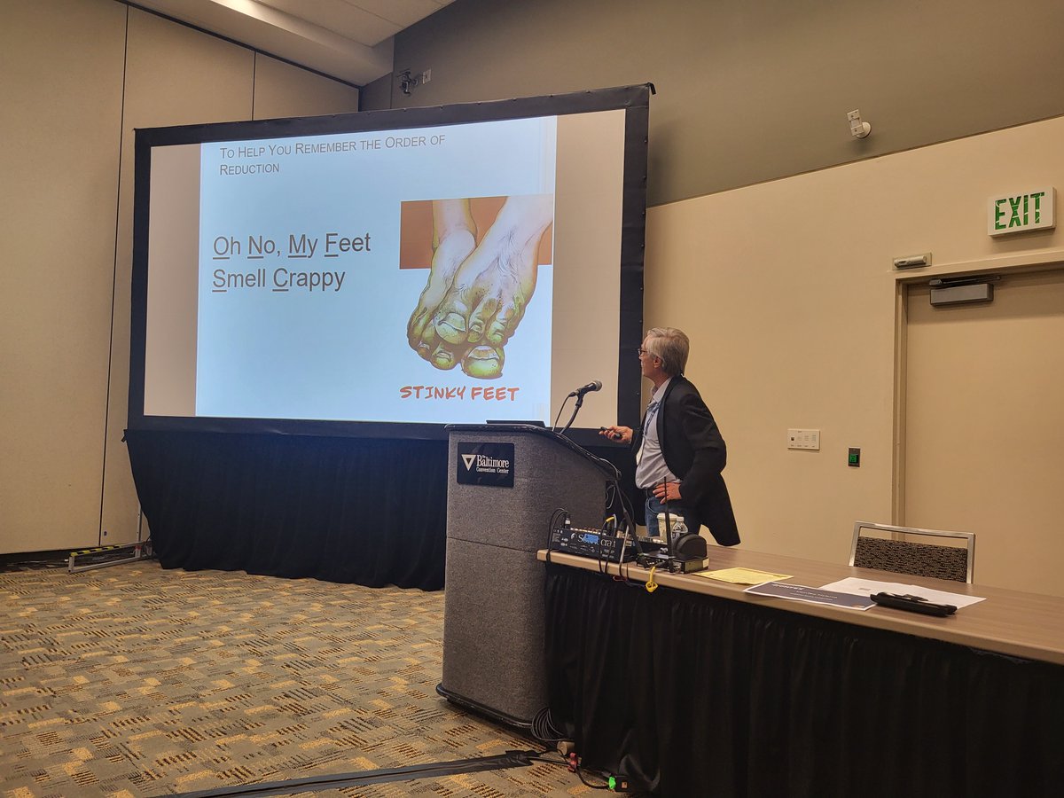 wetlandsoil's tweet photo. Finished strong today, including an excellent talk about problematic #hydric #soil situations from Dr. Mike Vepraskas @CropAndSoil who introduced me to a new acronym for the #redox ladder; definitely using that one!!! https://t.co/ObT7Gciju3