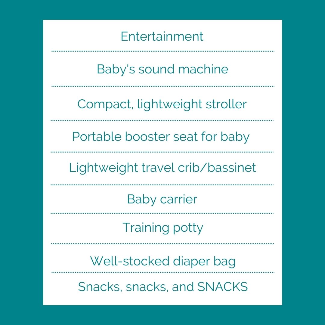 Traveling with your little one soon? Thinking about travel plans can leave you with mixed feelings: excited to see your loved ones but traveling with a kiddo can be stressful. 

Here's a few items that can make your trip go easy with your little one: bit.ly/3NQWqFU