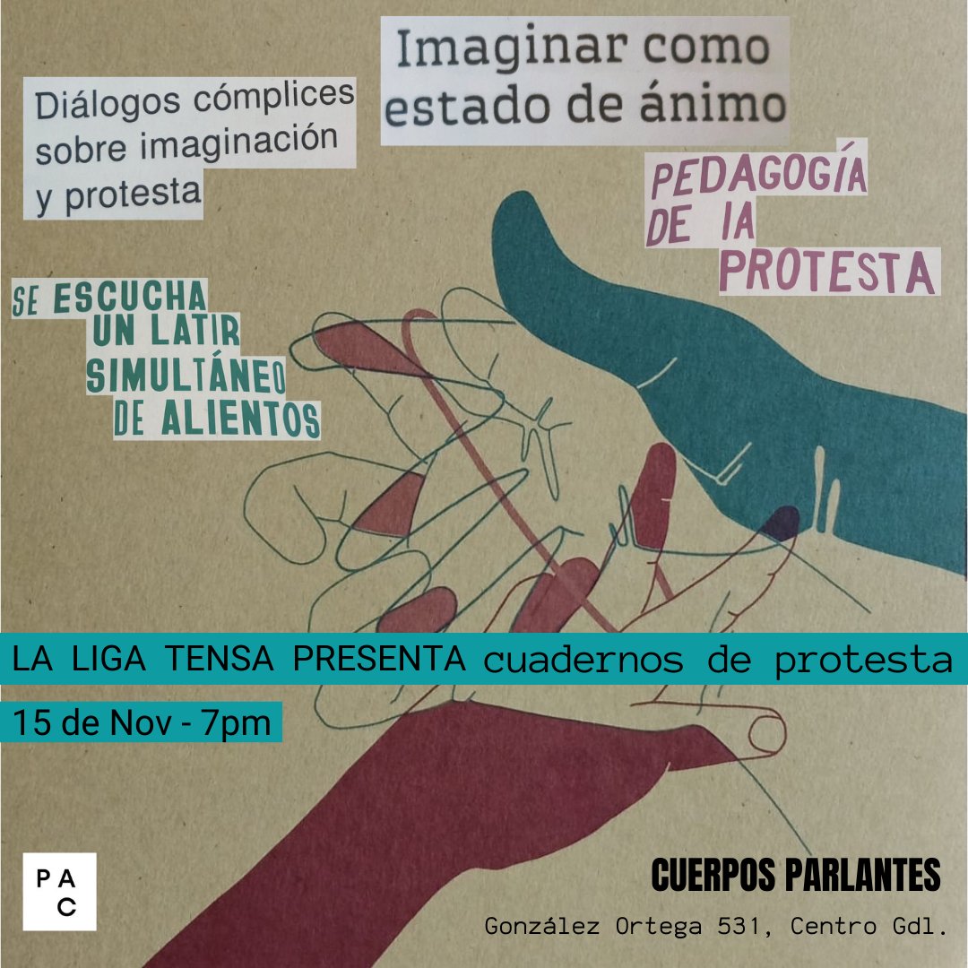 "Investigamos para salir a la calle, para alimentar las luchas en las que creemos y con las que buscamos cercanía, sabiendo que hay acontecimientos que nos cambian la vida. Venimos a compartirte lo eróticas que nos resultan las manifestaciones." La Liga Tensa