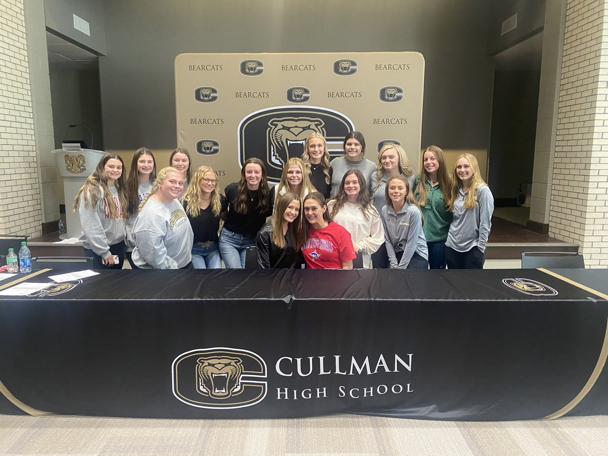 Cullman Softball (@cullmansoftball) on Twitter photo Congratulations to <a href="/EmmaClairewils2/">ECWilson_27</a> and <a href="/haleyyshannon/">haley shannon</a> for signing their National Letter of Intent today! We are proud of the two young ladies! #grit #perseverance #warriors #LSC <a href="/NWSCC_SB/">Northwest Shoals Softball</a> <a href="/UWA_Softball/">UWA Softball</a> <a href="/CullmanCats/">Cullman High School</a> <a href="/winfreyjake/">Jake Winfrey</a> <a href="/CullmanTribune/">The Cullman Tribune</a> Congratulations to <a href="/EmmaClairewils2/">ECWilson_27</a> and <a href="/haleyyshannon/">haley shannon</a> for signing their National Letter of Intent today! We are proud of the two young ladies! #grit #perseverance #warriors #LSC <a href="/NWSCC_SB/">Northwest Shoals Softball</a> <a href="/UWA_Softball/">UWA Softball</a> <a href="/CullmanCats/">Cullman High School</a> <a href="/winfreyjake/">Jake Winfrey</a> <a href="/CullmanTribune/">The Cullman Tribune</a>