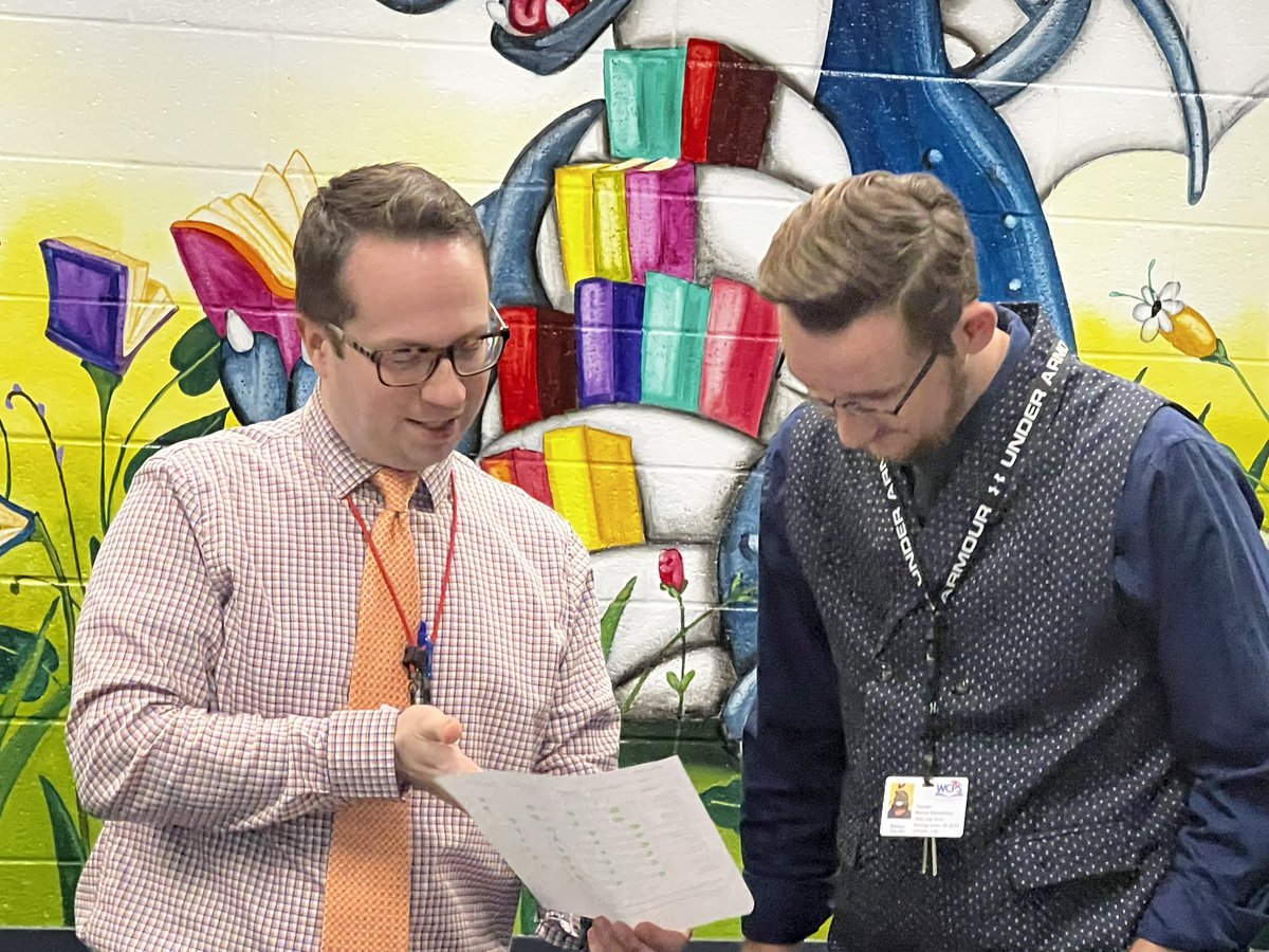AClardyGRREC's tweet photo. Thank you @Warren_Elem for spending time with me today learning how to implement Check In Check Out with fidelity 😎 #DragonsROCK #PBIS https://t.co/hLePDWGXDd