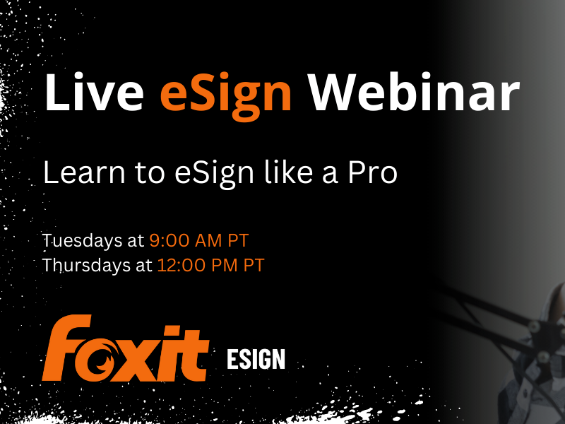 Foxit eSign tweet media