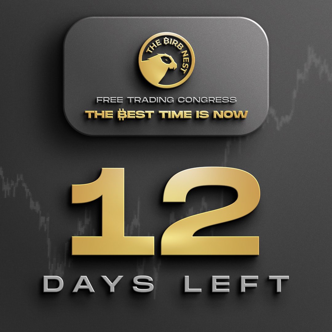 Only 12 days left till we start our legendary masterclass series for traders. Come and learn how to fix your wrongs in trading while on the watch of our entire team with 10/10 speakers. Free for all. If you’re interested just like RT and join the list👉bit.ly/3Gbb3C2