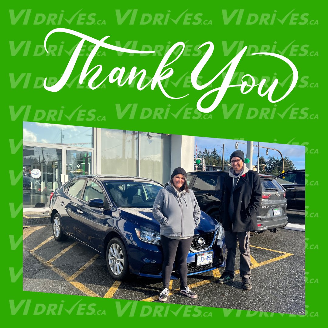 Thank you and congratulations to Dana and Justin on the purchase of their Nissan Sentra! You two were a pleasure to deal with. 😎