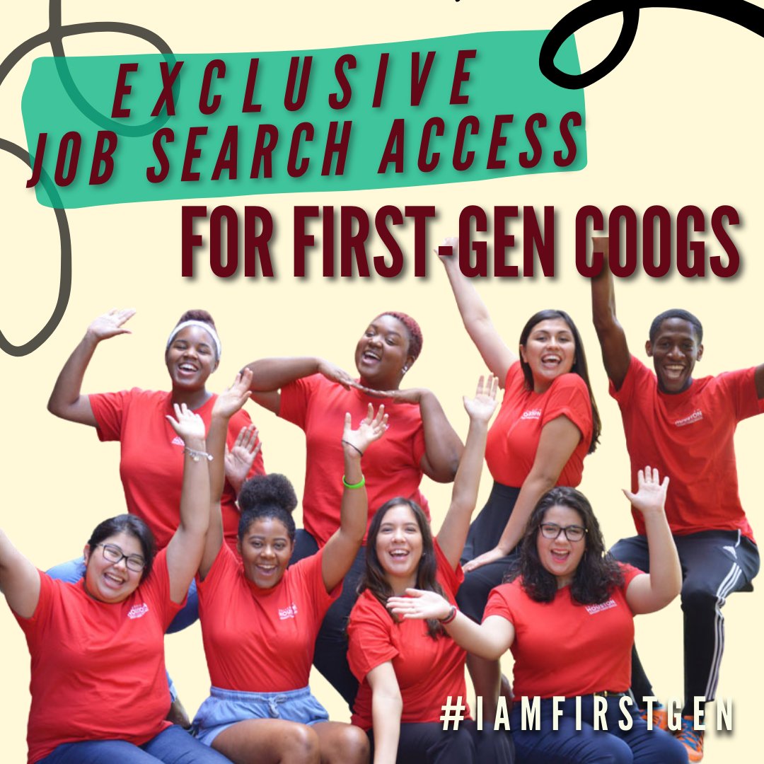 CoogCareers's tweet image. #IAmFirstGen