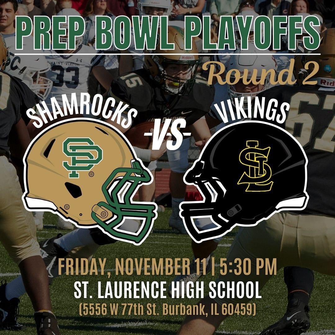Round 2 against Saint Laurence Friday in Burbank at 5:30pm! Hope to see you all there! #ShamrockPride #UnCommon