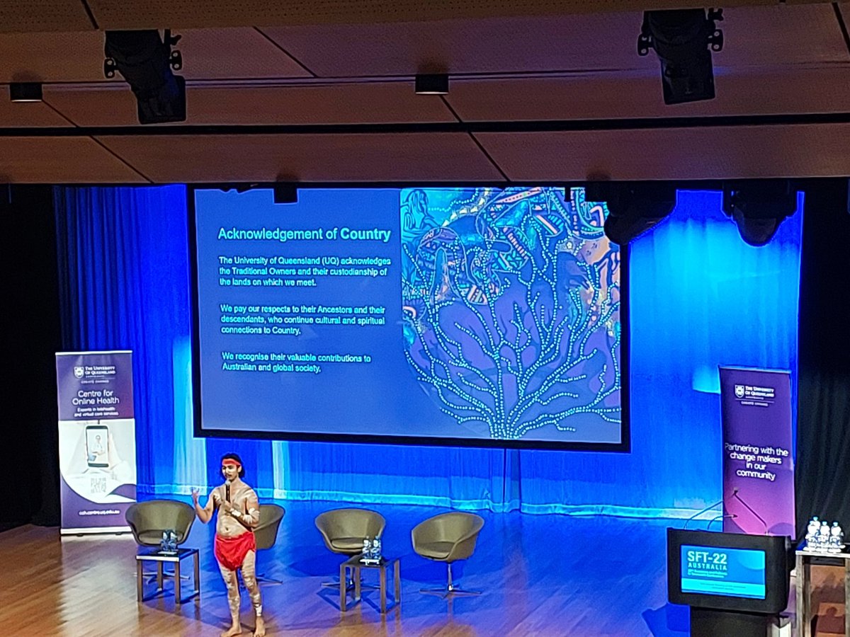 My favourite conference - Successes and Failures of Telehealth!  Great welcome to country and sharing dreamtime stories   #sft22