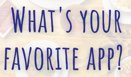 Take a seat and grab your favorite appetizer to eat!

What's your favorite app? 👀