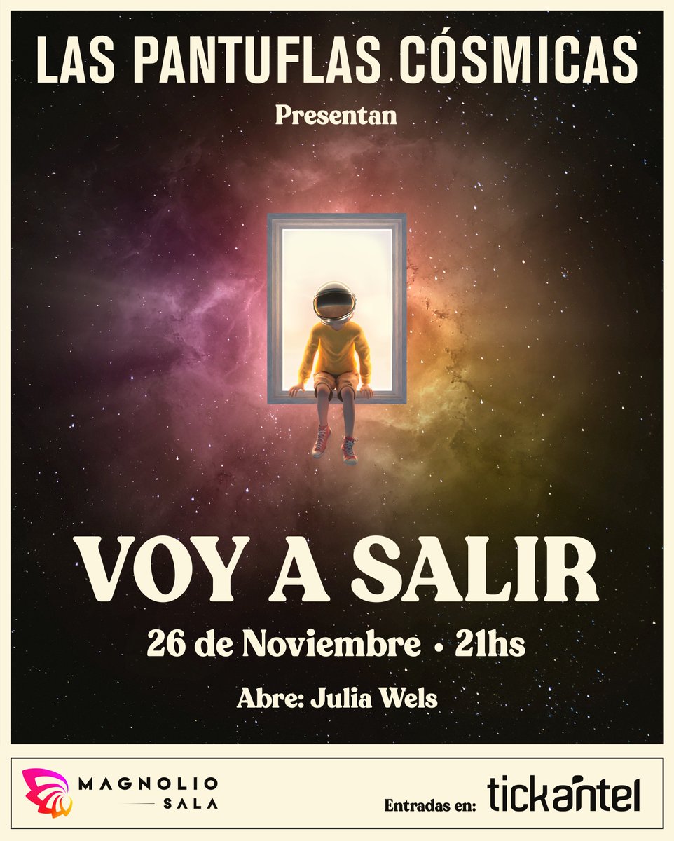 FrancoPantufla's tweet photo. Holi 

A fin de mes con las pantu presentamos en vivo nuestro primer disco 🥹 

Si a alguien le pinta ir, les aseguro que la van a pasar lindo 💖

Las entraditas las pueden conseguir por Tickantel https://t.co/3JDUbh4HCz
