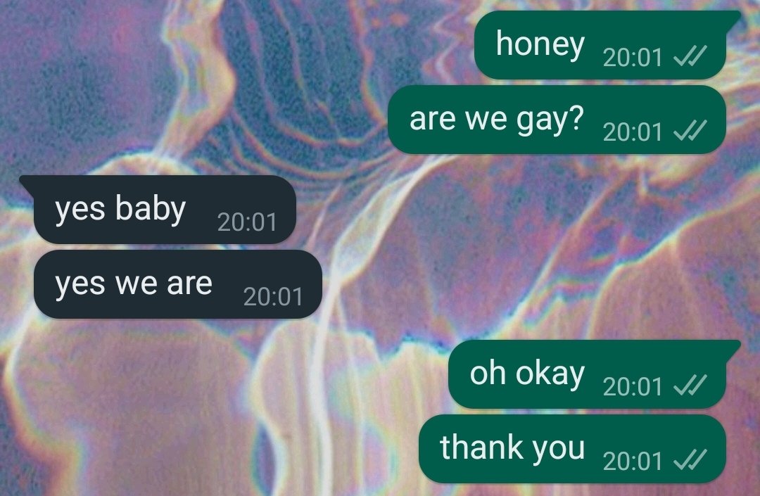 couple that just had this conversation