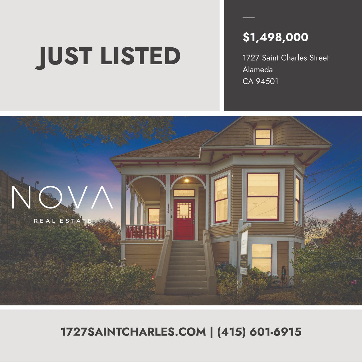 melodyhultgren's tweet photo. #JustListed Home For Sale in Alameda, CA!
https://t.co/UWkZFa98ZQ
CALL Melody Hultgren - Nova Real Estate
(415) 601-6915 to see it!
DRE# 01379851 | melody@novabayarea.com
📍1727 Saint Charles St Alameda, CA 94501
#HomeForSale #AlamedaCalifornia #novarealestate https://t.co/mlES0EHm9S