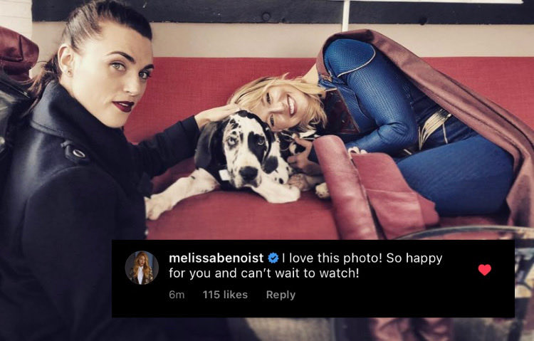 SSJNAT88's tweet photo. On the Anniversary of the last episode what made SUPERGIRL AND LENA special to me was the chemistry between Melissa and Katie. I know deep in my soul we will see Supergirl and Lena get the continuation they both deserve. https://t.co/99ryC0tTQ8