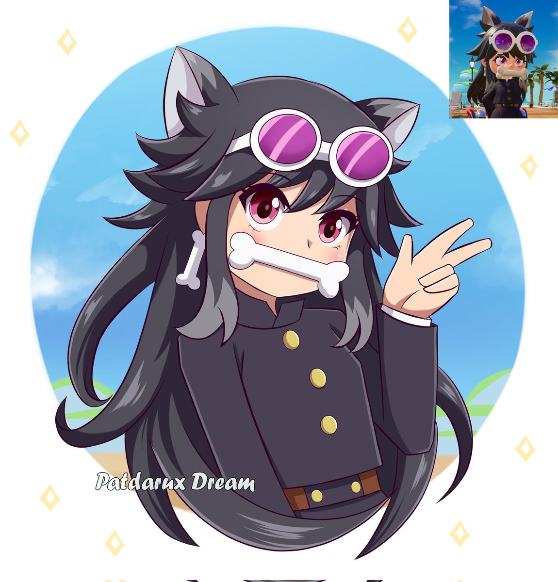 PatSwitch30's tweet image. Since I have some time off from work, I drew one of my Ninjala OCs 😊

#Ninjala #NinjalaArt #NinjalaOC