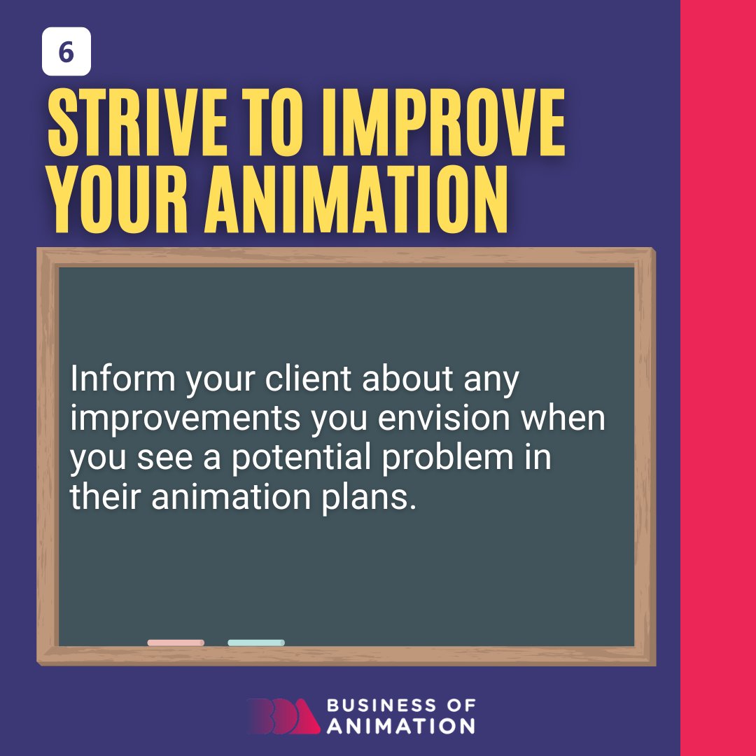 animationbiz's tweet image. ⭐ Be Honest and Realistic
⭐ Strive to Improve Your Animation
⭐ Go Above and Beyond

Want to Learn How to Get More Animation Clients? Sign up for our FREE Masterclass! Link in Bio.

#AnimationClients #AnimatorsClients #MotionGraphicsClients #AnimatorClients #AnimationPartner