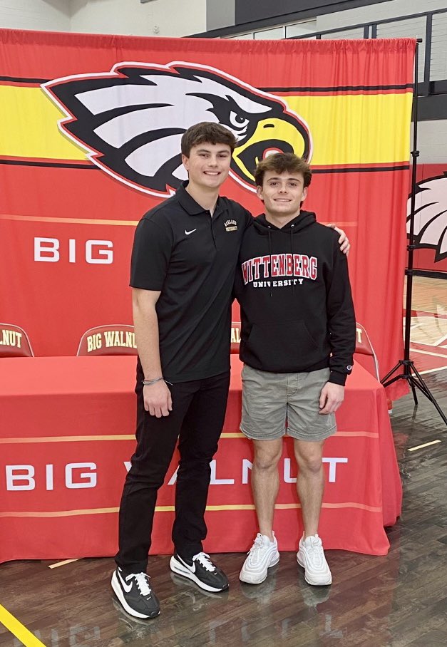 Signing Day at the HS today! Seniors Drew Gaskins (Oakland University) and Cam Gladden (Wittenberg University) made it official. Congrats to both of these outstanding student-athletes and best of luck at the next level! <a href="/OaklandBSB/">Oakland Golden Grizzlies Baseball</a> @wittbaseball