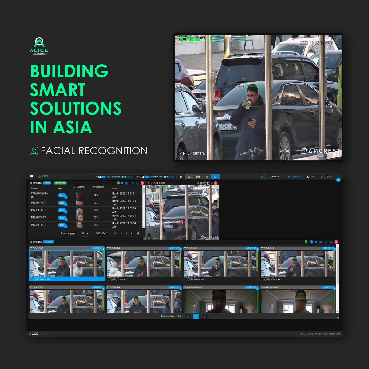 ebenezertechs's tweet photo. #FacialRecognition solution testing with more than 50.000 face data base to recognize face in real-time.

This is our partner and lead #developer Jean Carlos testing this #technology for our customers in #Asia.

Meet all our #SmartSecurity solutions here
👉https://t.co/PVxC6rfcgL https://t.co/nqi7Pv7rOW