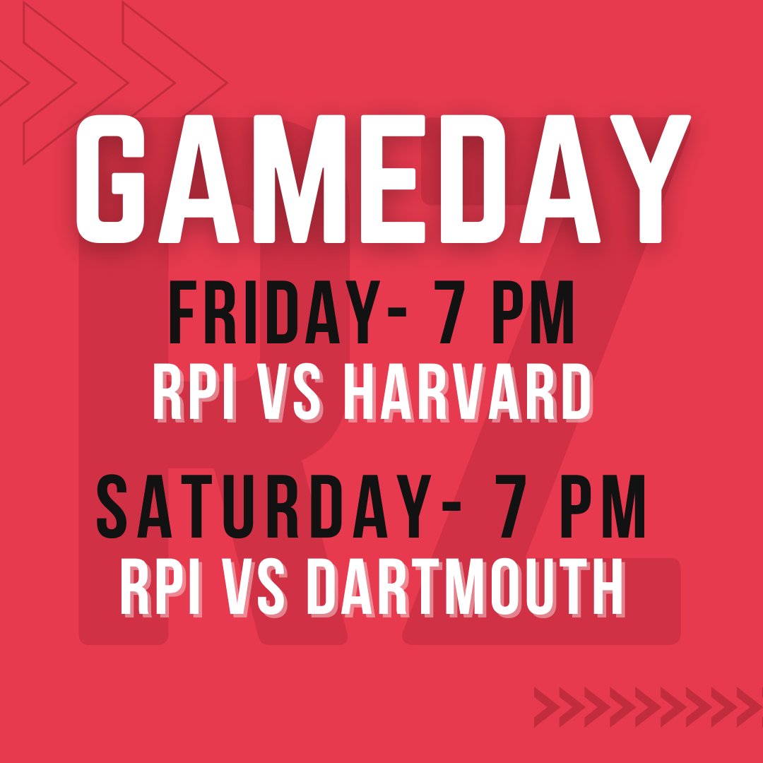 RedZoneRPI's tweet image. @rpi_mhockey is back at home this weekend with a series vs the Ivies: Harvard on Friday and Dartmouth on Saturday! LGR