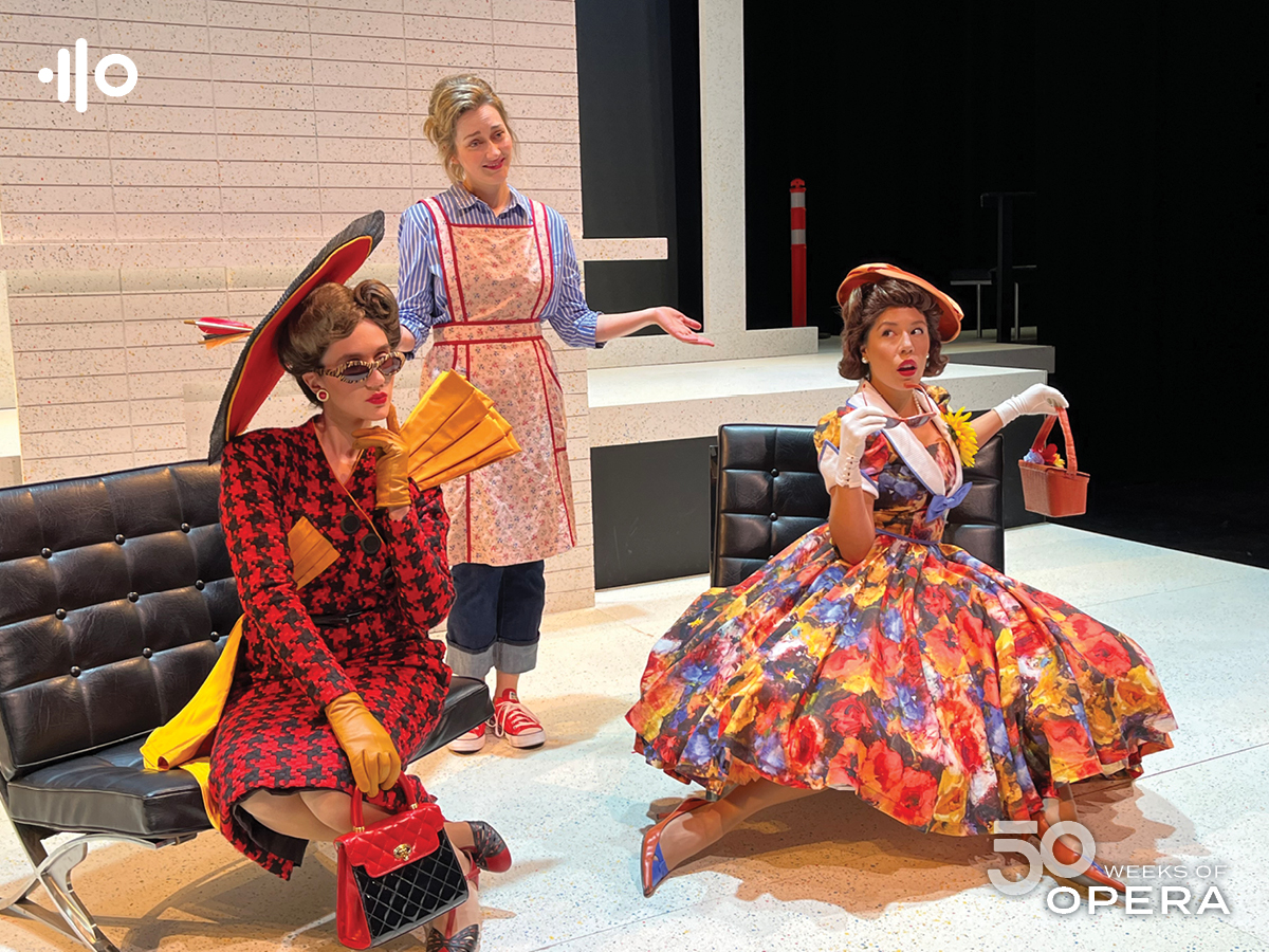 ManitobaOpera's tweet image. A 50s version of Rossini’s lighthearted comedy, La Cenerentola, opens our 50th season this Saturday! Here’s a sneak peek captured at the photo shoot. 

#50weeksofopera #Manitobaopera #opera #Rossini #Winnipeg #LaCenerentola #Manitoba