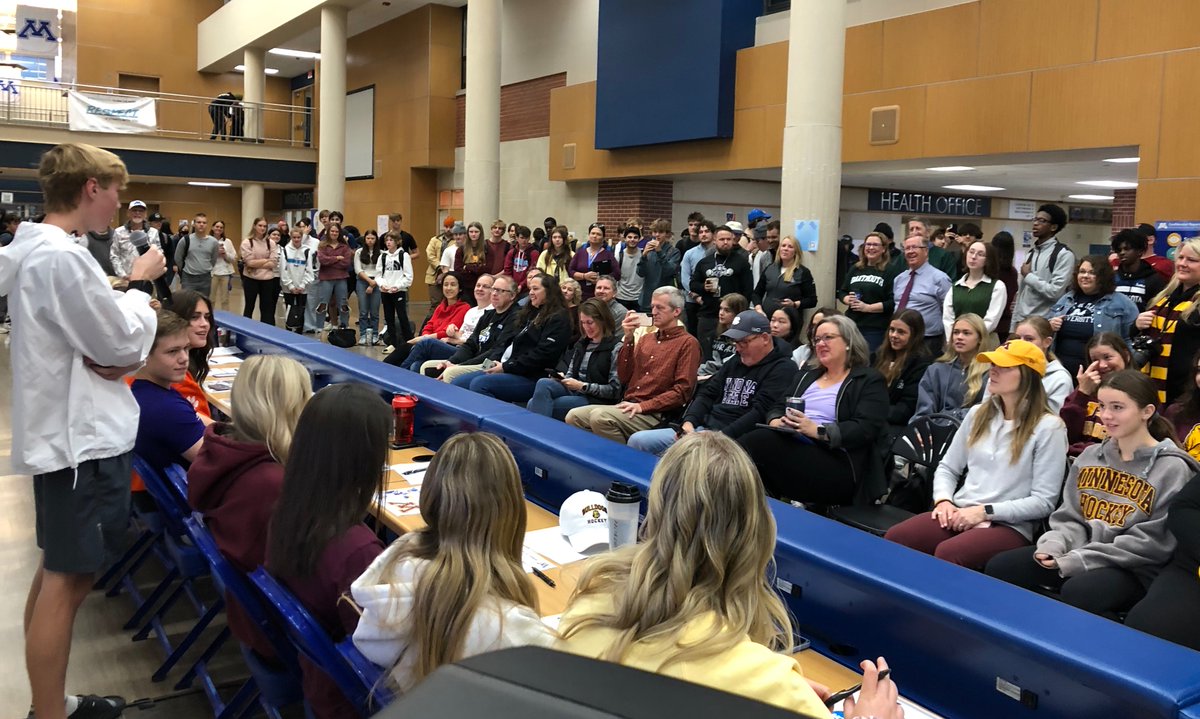 ⚓️ Congratulations to our 14 Minnetonka High School Student-Athletes who signed National Letters of Intent today #Way2Go #SkippersPride <a href="/TonkaSchools/">Minnetonka Schools</a>