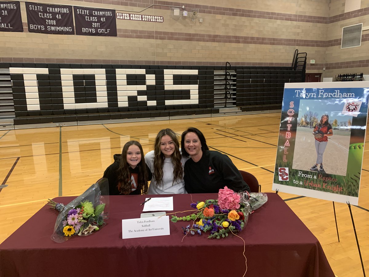 SCRaptorsAD's tweet image. Congratulations Talyn Fordham
Softball
The Academy of Art University(San Francisco)
@goSVVSD 
@SilverCreek_HS