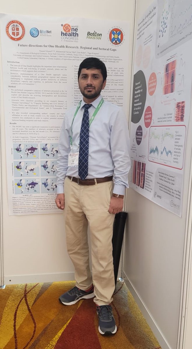 Touseef Ahmed, DVM, MPH, PhD Candidate (@touseef963) on Twitter photo Excited to share my research "Future directions for One Health Research: Regional and Sectoral Gaps" at <a href="/WOHCongress/">World One Health Congress</a>. Please visit me during the session breaks at my poster 15155 to know more about how One Health evolved over time and what regions have under representation in OH. Excited to share my research "Future directions for One Health Research: Regional and Sectoral Gaps" at <a href="/WOHCongress/">World One Health Congress</a>. Please visit me during the session breaks at my poster 15155 to know more about how One Health evolved over time and what regions have under representation in OH.