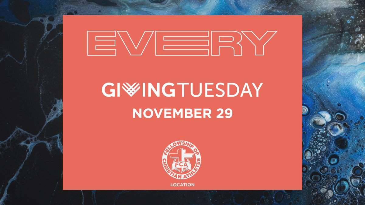 Support FCA Camp Ministry -Giving Tuesday, Nov.29