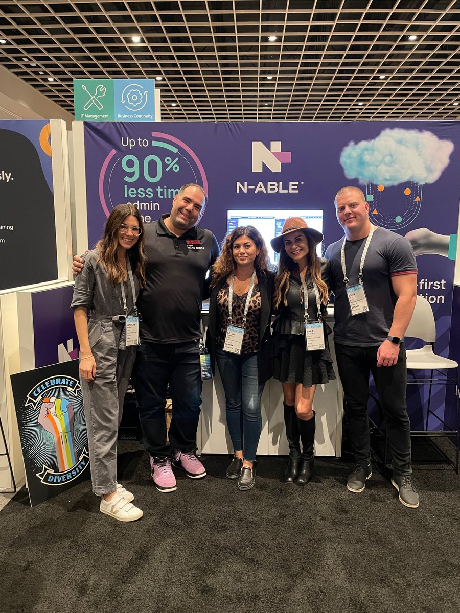 Nable's tweet image. #ITNation where are you!?
Come see our crew at booth 423 to learn more about cloud-first data protection!
@LeilaInTech @automation_nerd
#msp #ITNation22