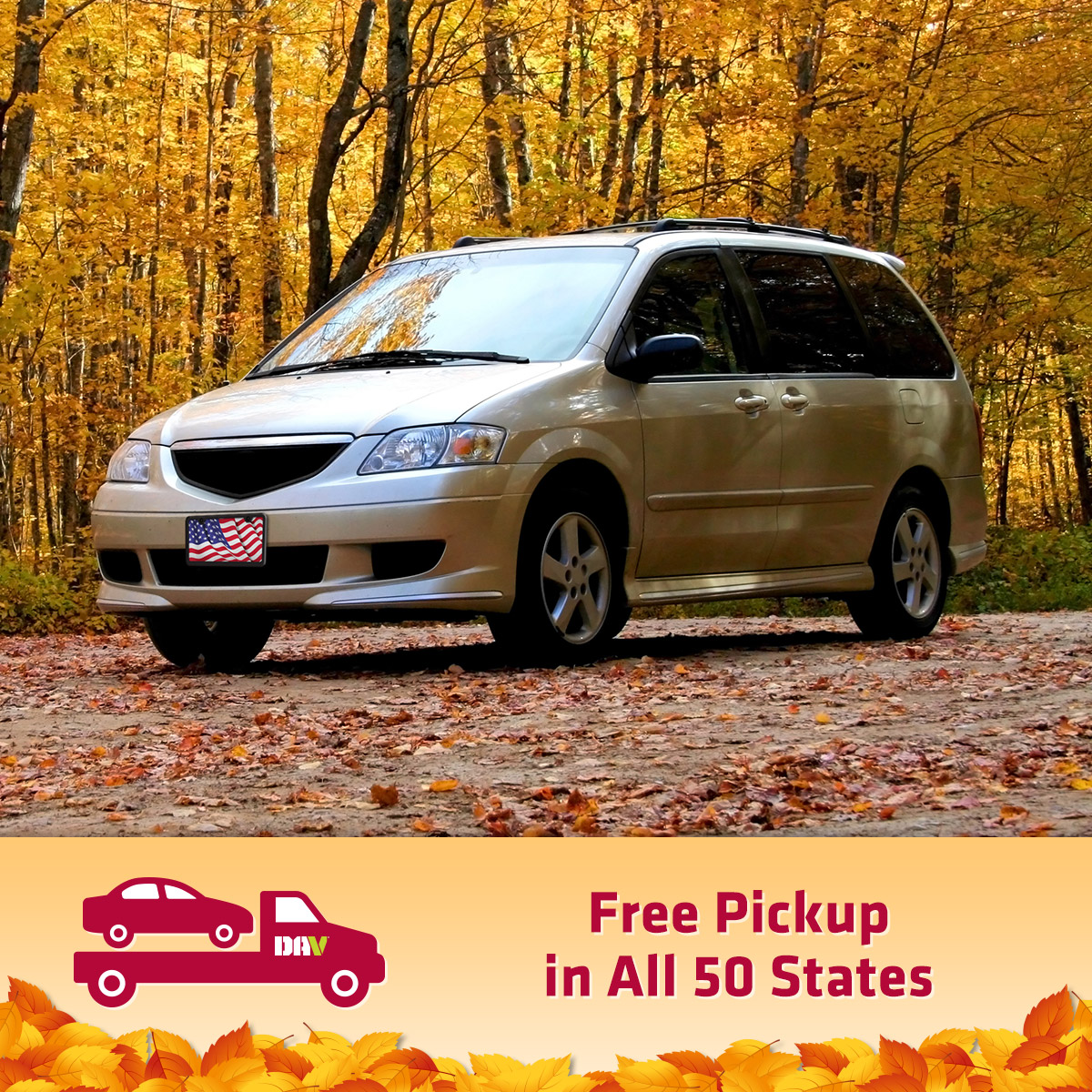 DAVHQ's tweet photo. Thinking about a new car this Fall? Are you wondering what to do with your old car? With a few simple steps you can donate your used car to support our nation’s disabled veterans. Pick-up is FREE and the process is easy. Start the process at https://t.co/wQcSJ4o0Ae. #CarsForDAV https://t.co/N3GtkHZNFK