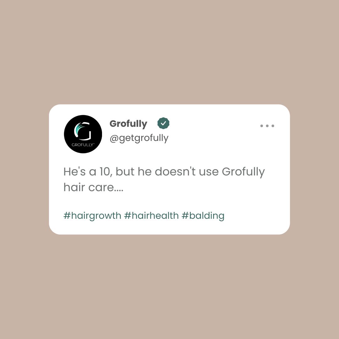 getgrofully's tweet photo. He may be a 10, but if he isn’t using #Grofully… that’s a deduction in our books. https://t.co/ATV03NhF2F