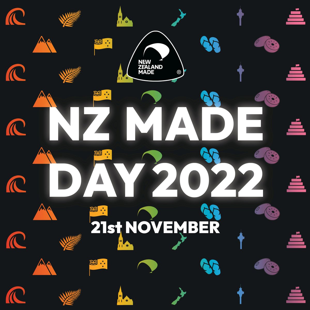 buynzmade's tweet photo. The official New Zealand Made Day is just one week away! Stay tuned for a fun day of giveaways as we spread the word to support local businesses ahead of the holiday season ✨ #buynzmade #shopkiwi #nzmadeday https://t.co/fZD4lewVsV