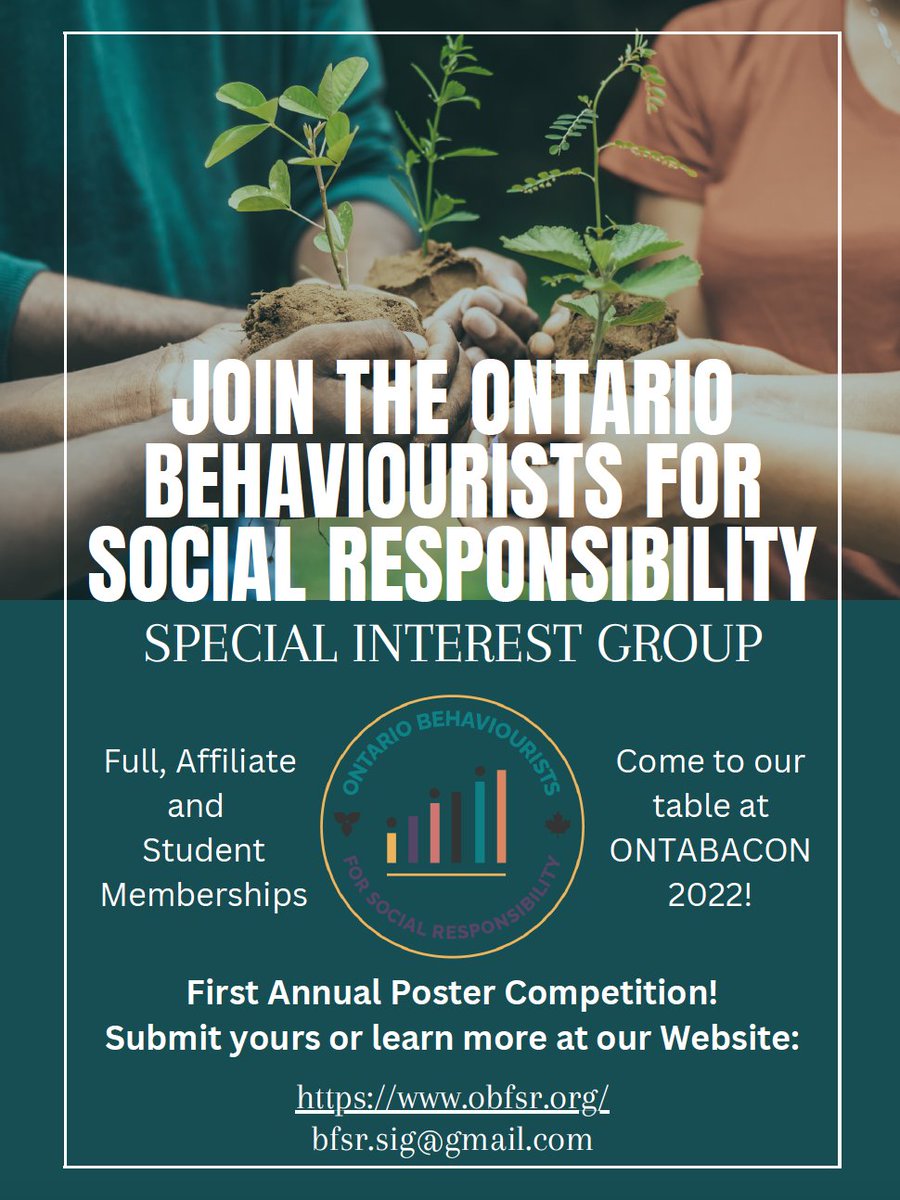 Ontario Behaviourists for Social Responsibility tweet media