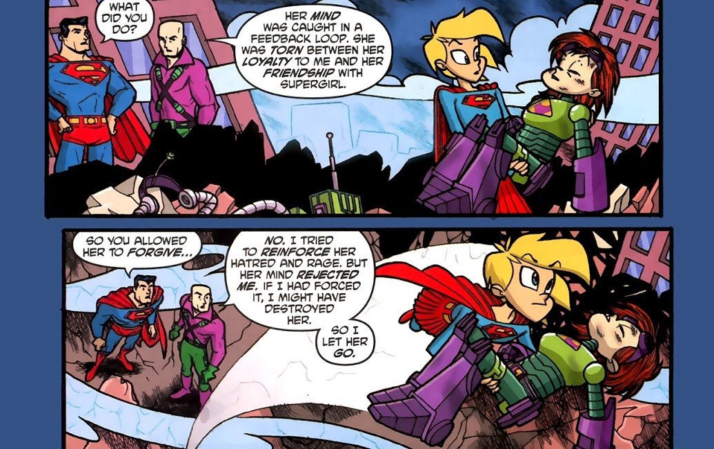 DerpSwan's tweet photo. SUPERGIRL AND LENA have been an unstoppable force for over 50 years, they are and forever will be the moment 💙❤️ https://t.co/XWf0pqgyfm