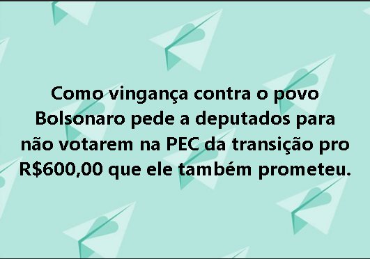 LulaSilvaLivre's tweet photo. O que Bolsonazi queria era foro privilegiado para fugir da prisão 

O que Bolsonazi gosta é mamar  cartão corporativo, rachadinhas, cheques e miliciano 

O que Bolsonazi ama é quando Pinta Clima com Menores

No mais 
BOLSONARO ODEIA O POVO 
DETESTA O BRASIL https://t.co/hASkuGFr6k