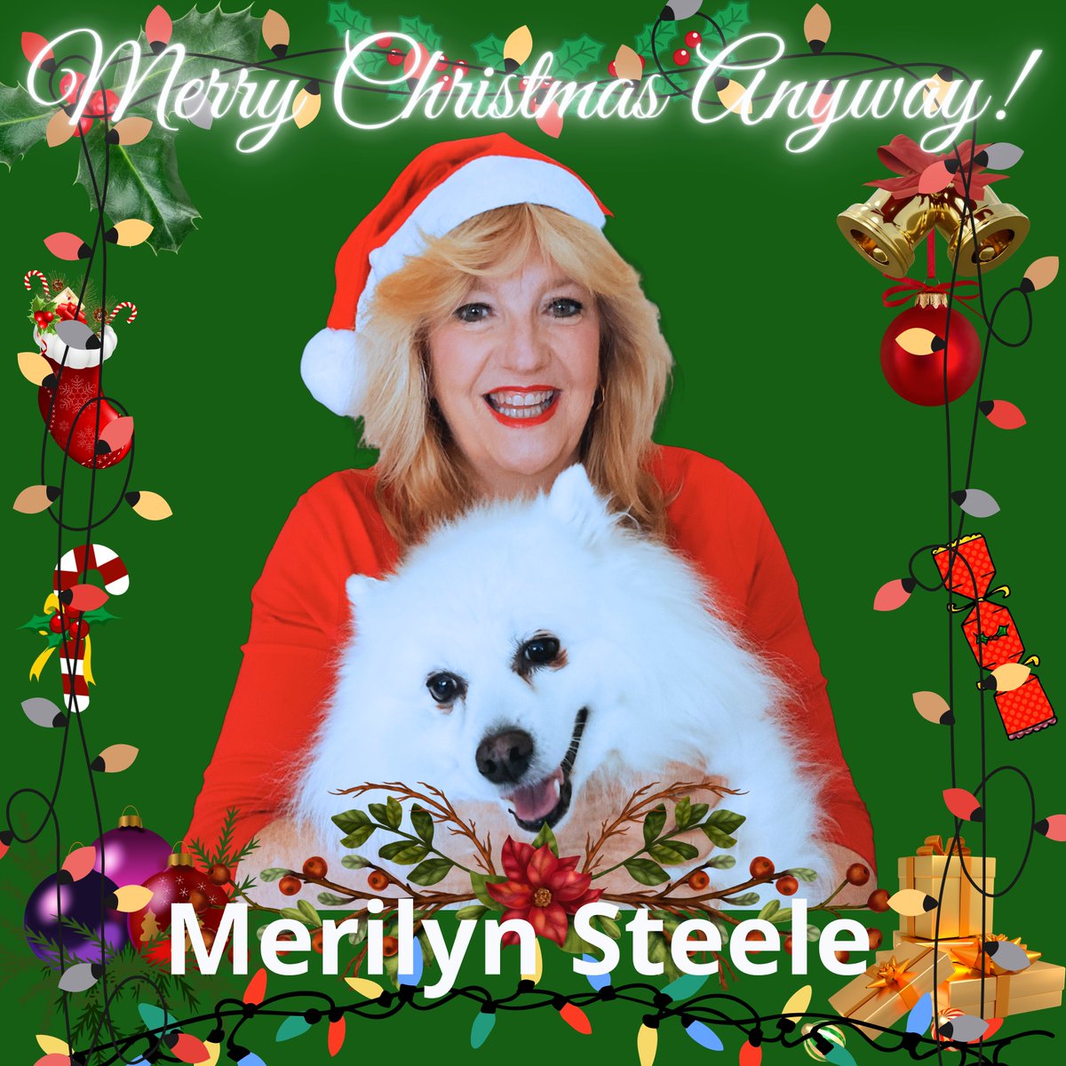 #NewMusic #Christmas  
'Merry Christmas Anyway!' <a href="/merilynsteele/">Merilyn Steele</a> is coming soon! At radio now, the single will be out Nov 14th - any media who'd like a copy, please get in touch. 
This single marks the debut original festive release from Merilyn 🎄🎅🤶merilynsteele.bandcamp.com/music