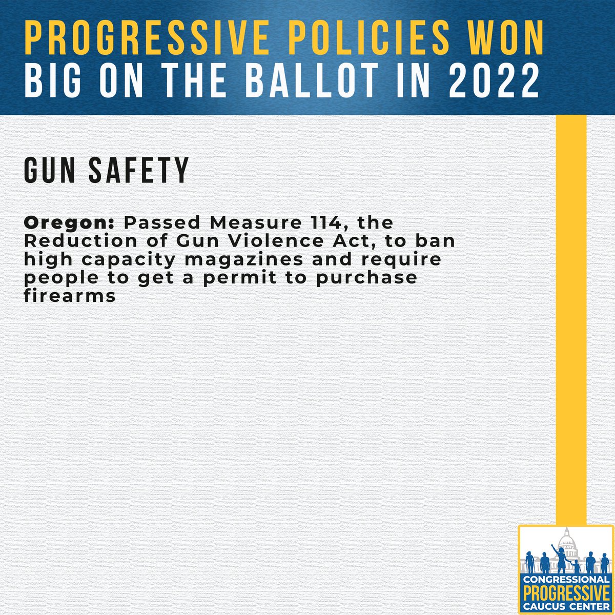 After a year of horrific mass shootings from Buffalo to Uvalde and far too many more, voters in Oregon implemented comprehensive gun safety reform by passing Measure 114.