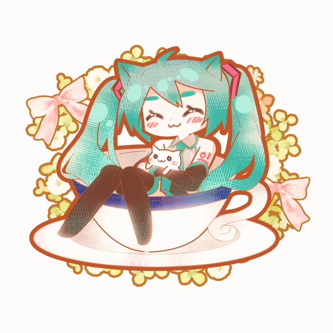 新しいアイコン。にゃん&ティータイム 