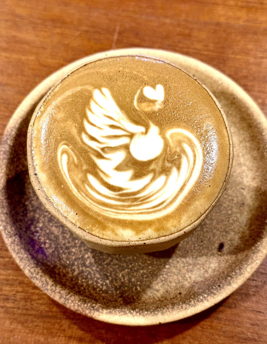 cavemancoding's tweet image. A break from other bird related things.

I also heard it’s a natural progression to from tech worker to barista 🤔