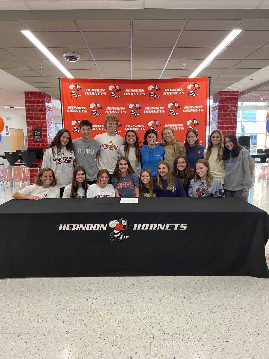 Congratulations to Gillian Bushèe on signing her NLI with the University of Virginia - XC &amp; Track &amp; Field.