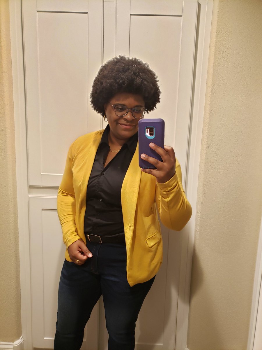 Melanated_Chef's tweet photo. Though I am a bit late on the notice, I am thrilled to announce that I have recently (last week specifically) started a new position as a Process Chemist, Lead at Nammo Defense Systems, Inc.! (1st day of work pic attached below🤗) https://t.co/ZKJPQfLo42