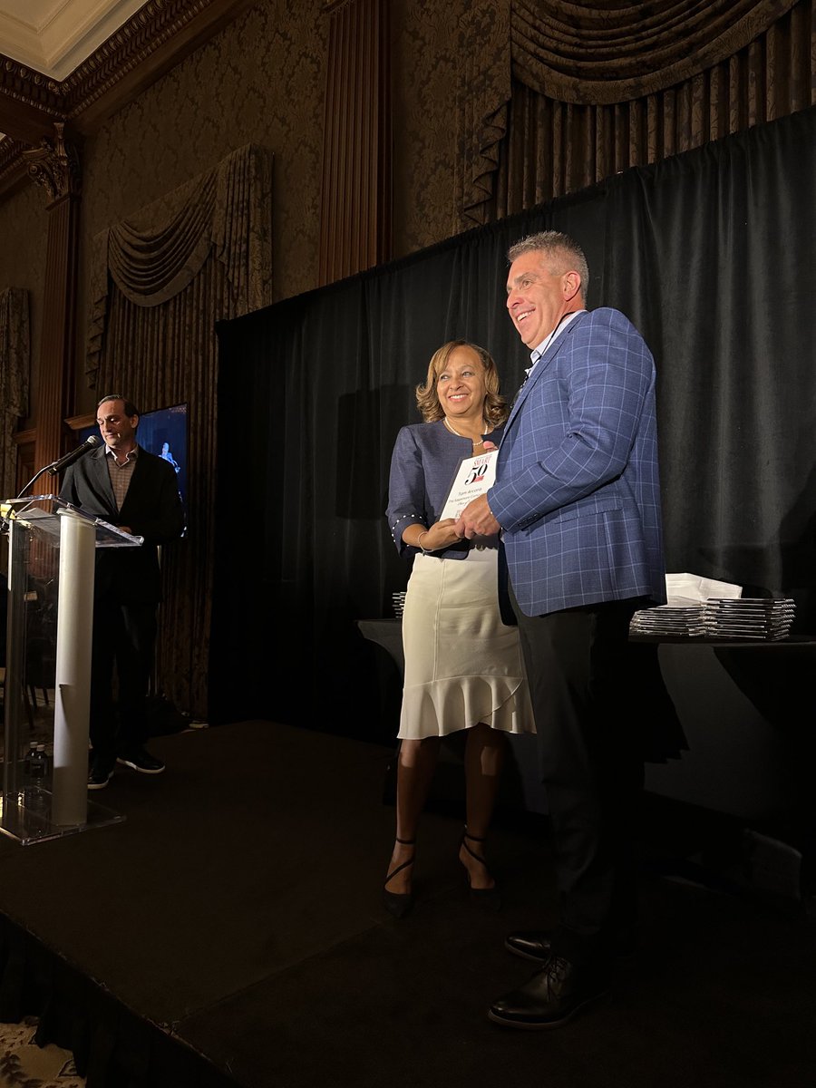 gmweiser's tweet photo. Congratulations to each and every Corporate College SMART 50 Honorees!  Renee Richard and Dustin Klein kick off presenting awards these amazing leaders and organizations tonight.   #Smart50CLE https://t.co/XUp7Y6DDmd